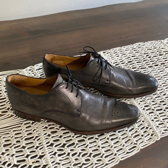Magnanni Dark Grey Dress Shoes 